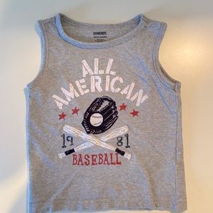 Gymboree All American Baseball Tank Top - Size: 18-24 months